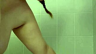 Shower Tease with Fat BBW Ass and Natural Tits