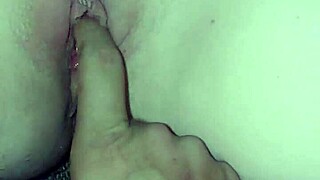 My wife squirts while I toy with her pussy close up.