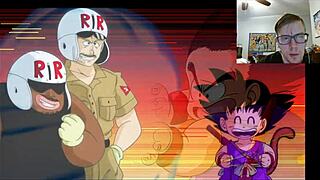 goku's delivery girl service ep 2 with milf blowjob and handjob in kame paradise 😏