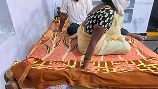 Youranitha, the indian village hot wife, gets homemade fucking with creampie