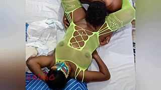 Is this puta cumming hard from oral pleasure?