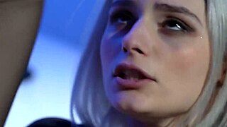 Does Christy White get her tight pussy stretched by James Duval and Raissa Conte?