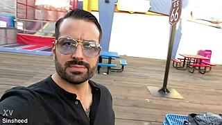 I, artemisia love, had a dirty time with romeo mancini in santa monica, bending over for his cock.