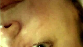 French amateur in satin dress gives deepthroat and rides cowgirl 😍