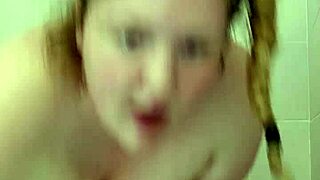 Shower Tease with Fat BBW Ass and Natural Tits