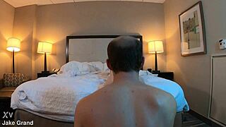 I see cum dripping from hot tatted woman after creampie