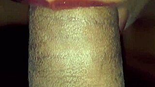 Beautiful latina wife swallows cum after intense blowjob?