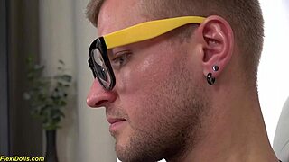 flexi ballerina teen doll gets roughly fucked in acrobatic positions with facial