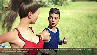 i saw a wife and stepmother jogging together