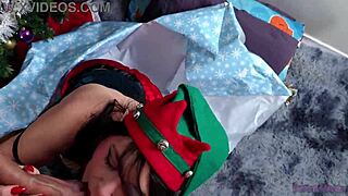 Santa's slutty elf returns for dick after 12 months