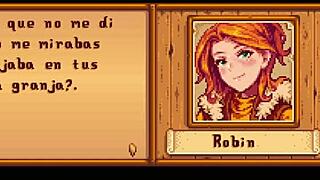 Exploring Stardew Valley mod with Robin in Spanish, part 1.