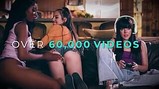 all girl massage where two hot stepsisters remember a steamy moment together