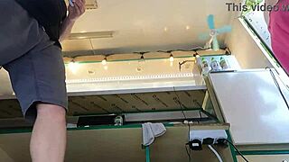 super sexy slim eighteen 18+ years old chick working in pear thongs and braless