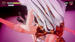 i'm playing this lesbian game and it's so hot, the characters are battling with passion