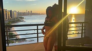 I enjoy fucking at sunset in cowgirl position