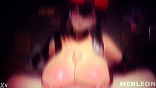 Hentai girl gives blowjob and gets ass fucked in 3D anime.