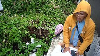 Why Does This Pinay Student Meet Her Teacher Secretly For Outdoor Cemetery Fucking Scandal?