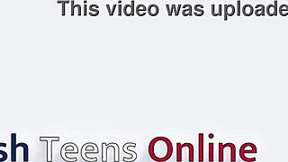 Beautiful British Teen Gives Neighbor a Teasing Handjob with Big Natural Tits