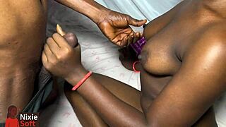 passionate sex with ebony wife