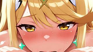 Xenoblade mythra ai hentai adventure