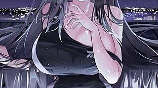 Rio hentai with big tits and wild cock sex
