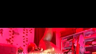 girl uses two dildos on wet holes