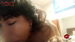 Milf boldly sucks cock of young fans in homemade video