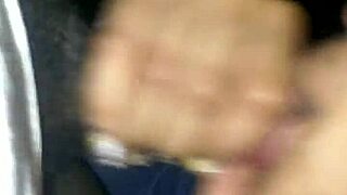 I gave a sloppy noisy blowjob, spitting all over the cock.