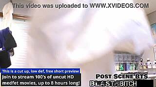 Rina Arems Feels Intense Moaning As Her Shaved Pussy Gets Fucked And Blasted In Hospital.