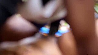 white ass fuck queen banged in the village bush by stranger