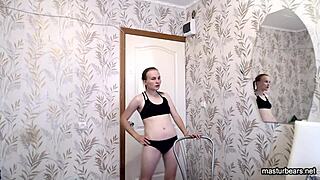 masturbating after my workout 💪