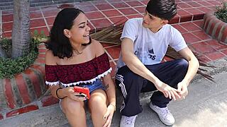 This girl wants to fuck her stepbrother so bad!