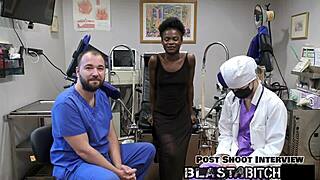 Rina Arems Feels Intense Moaning As Her Shaved Pussy Gets Fucked And Blasted In Hospital.