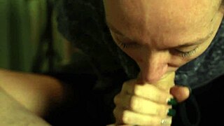 Beautiful Blue Eyes Girl Gets Mouth Full Of Cum