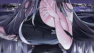 In rio hentai, the big tits babe enjoys intense sex with huge cocks