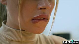 Lesbian boss interacting with her personal assistant Anna Claire Clouds.