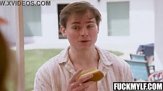 oh wow, horny hottie sucks and fucks in the woods!