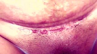 In the dorm, I fucked my beautiful Colombian stepsister with big natural tits, using a dildo while her husband watches.