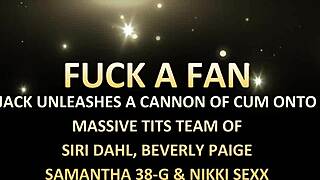 samantha nikki siri giving blowjob at party with her big tits and curvy ass, i mean, wait, deepthroat