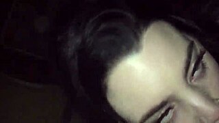 The amateur 19-year-old Spanish girl deepthroats a big black cock in the hood