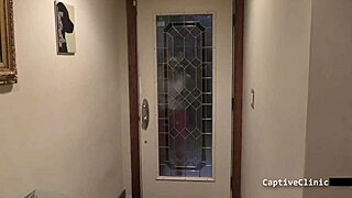 jasmine rose, the latina patient, gets handcuffed and gagged backstage for some fetish fucking