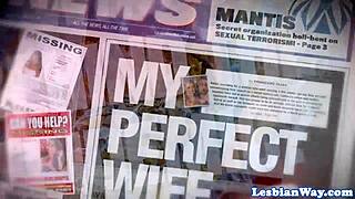 Glam Milf Gets Seduced By Sexy Lesbian Teen With Glasses!