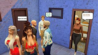 Hey, in Alex's story, a naughty fan drags him to fuck, taking his huge cock in her mouth and pussy.