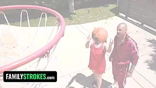 Riley Jean And Gal Ritchie Get Hard Doggystyle Spanking From Charles Dera