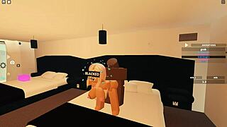 Blonde petite rides big black cock in doggystyle