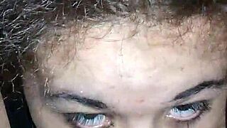 Slut Giving Blow Job to Monster Cock.