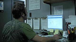 fucking this sexy brunette milf with a monster cock, licking her hairless asshole and gaping it in stockings