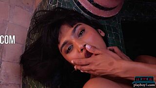 Angel constance narrates her striptease, showing fantastic curves.