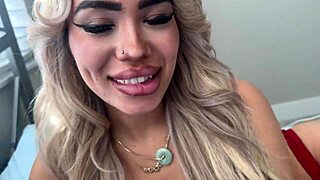 Spying on horny Latina step sister Luna Luxe!