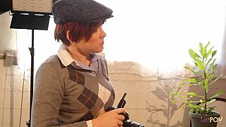 Lesbians Threesome After Smoking Hot Photo Shoot